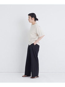【congés payés】ワイドストレートパンツ 詳細画像 ブラック 19