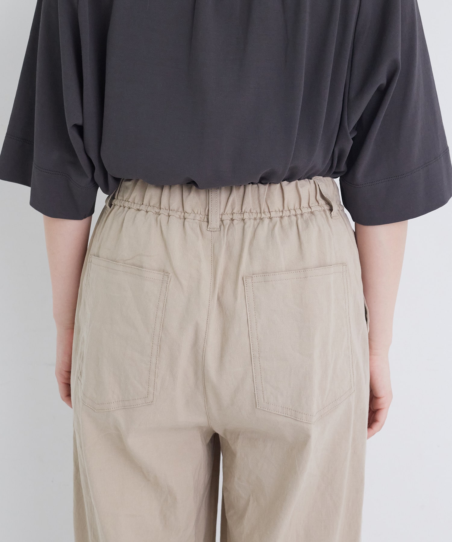 【congés payés】ワイドストレートパンツ 詳細画像 ブラック 26