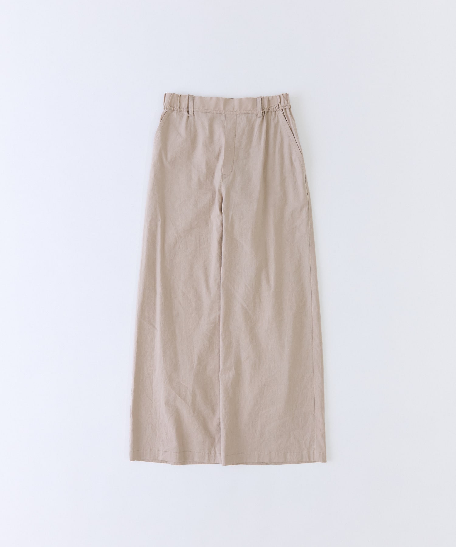 【congés payés】ワイドストレートパンツ 詳細画像 ベージュ 1