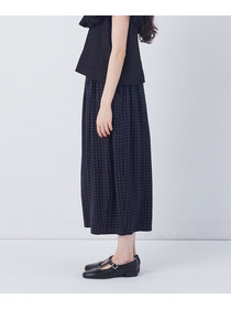 【congés payés】【FAVE】シャーリングワイドサンエルパンツ 詳細画像 インディゴブルー 13