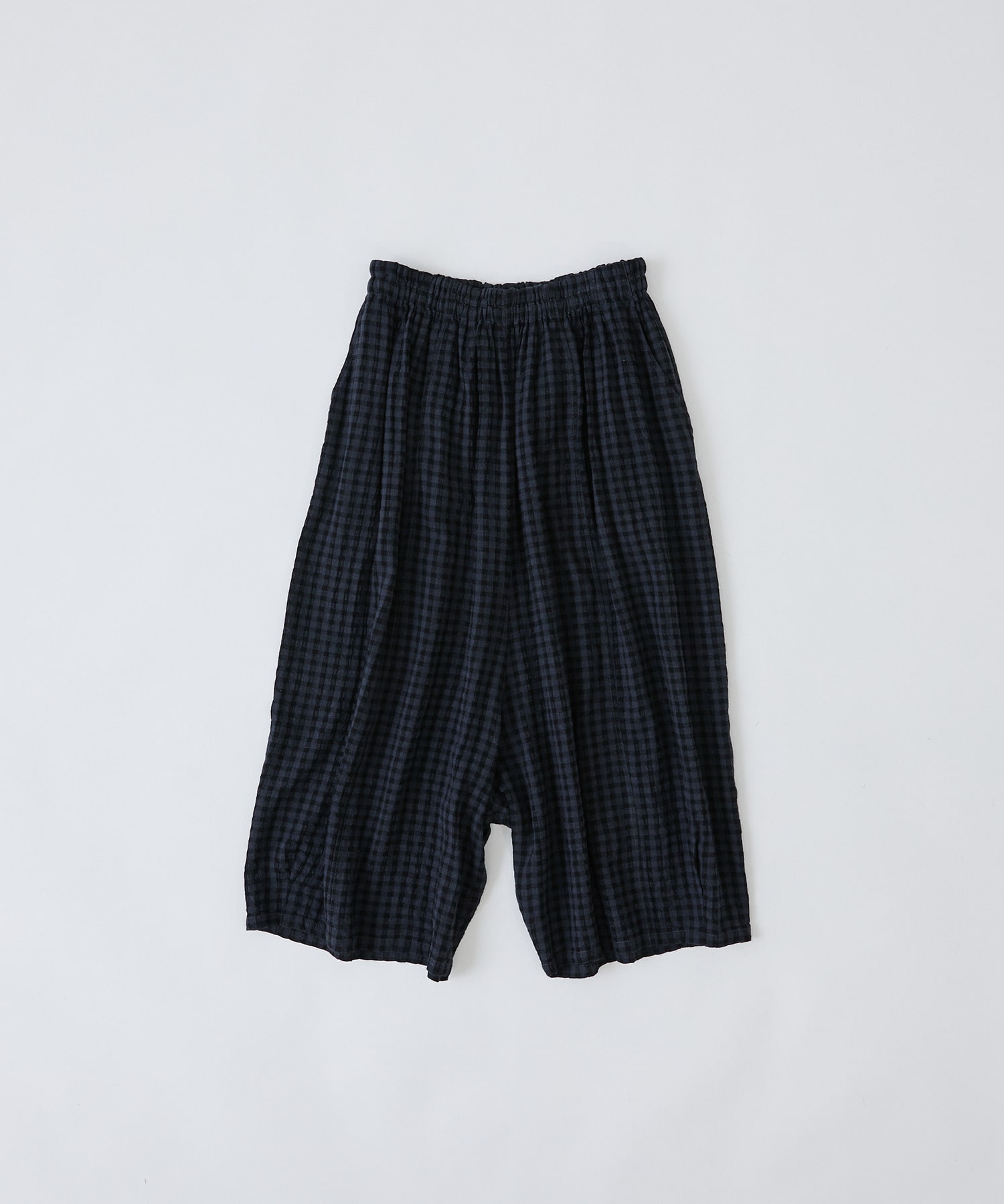 【congés payés】【FAVE】シャーリングワイドサンエルパンツ 詳細画像 ブルー系その他 1