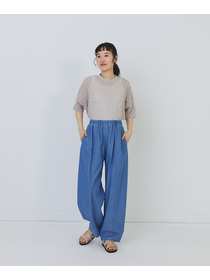 【congés payés】カーブシルエットデニムパンツ 詳細画像 インディゴブルー 1