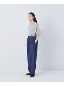 【congés payés】カーブシルエットデニムパンツ 詳細画像 インディゴブルー 11