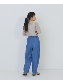 【congés payés】カーブシルエットデニムパンツ 詳細画像 インディゴブルー 3