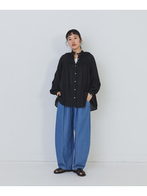 【congés payés】カーブシルエットデニムパンツ 詳細画像 インディゴブルー 5