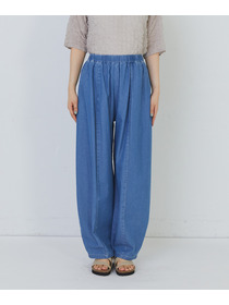 【congés payés】カーブシルエットデニムパンツ 詳細画像 インディゴブルー 7