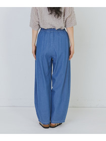 【congés payés】カーブシルエットデニムパンツ 詳細画像 インディゴブルー 9