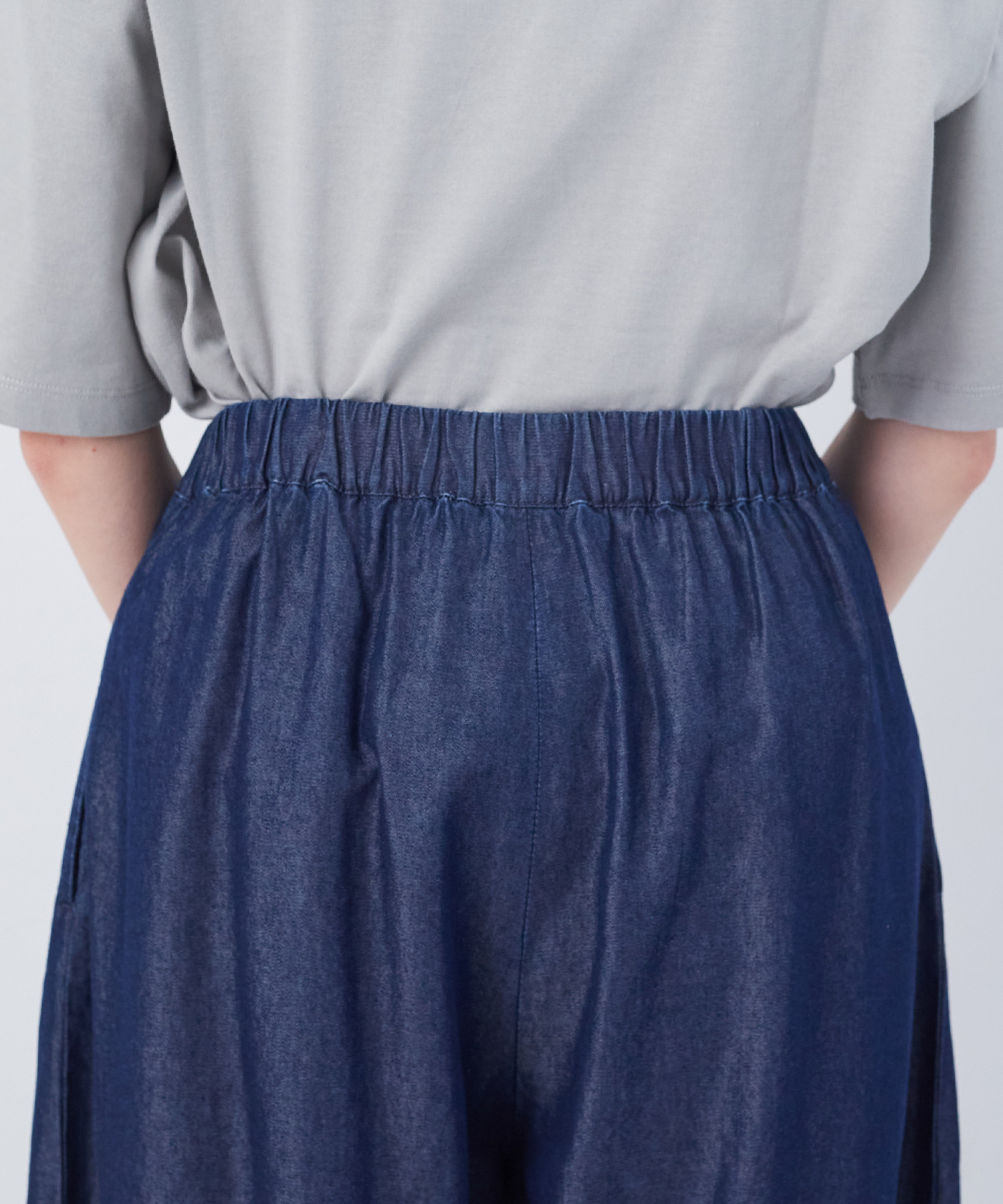 【congés payés】カーブシルエットデニムパンツ 詳細画像 インディゴブルー 18