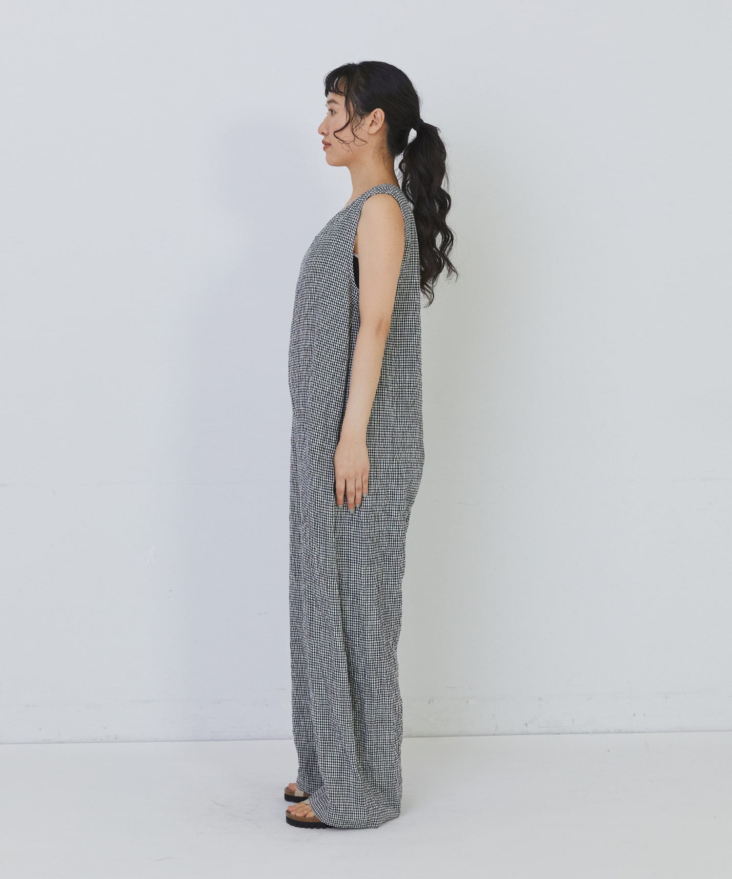 【congés payés】Kanocoさんコラボ　オールインワン 詳細画像 チャコールグレー 16