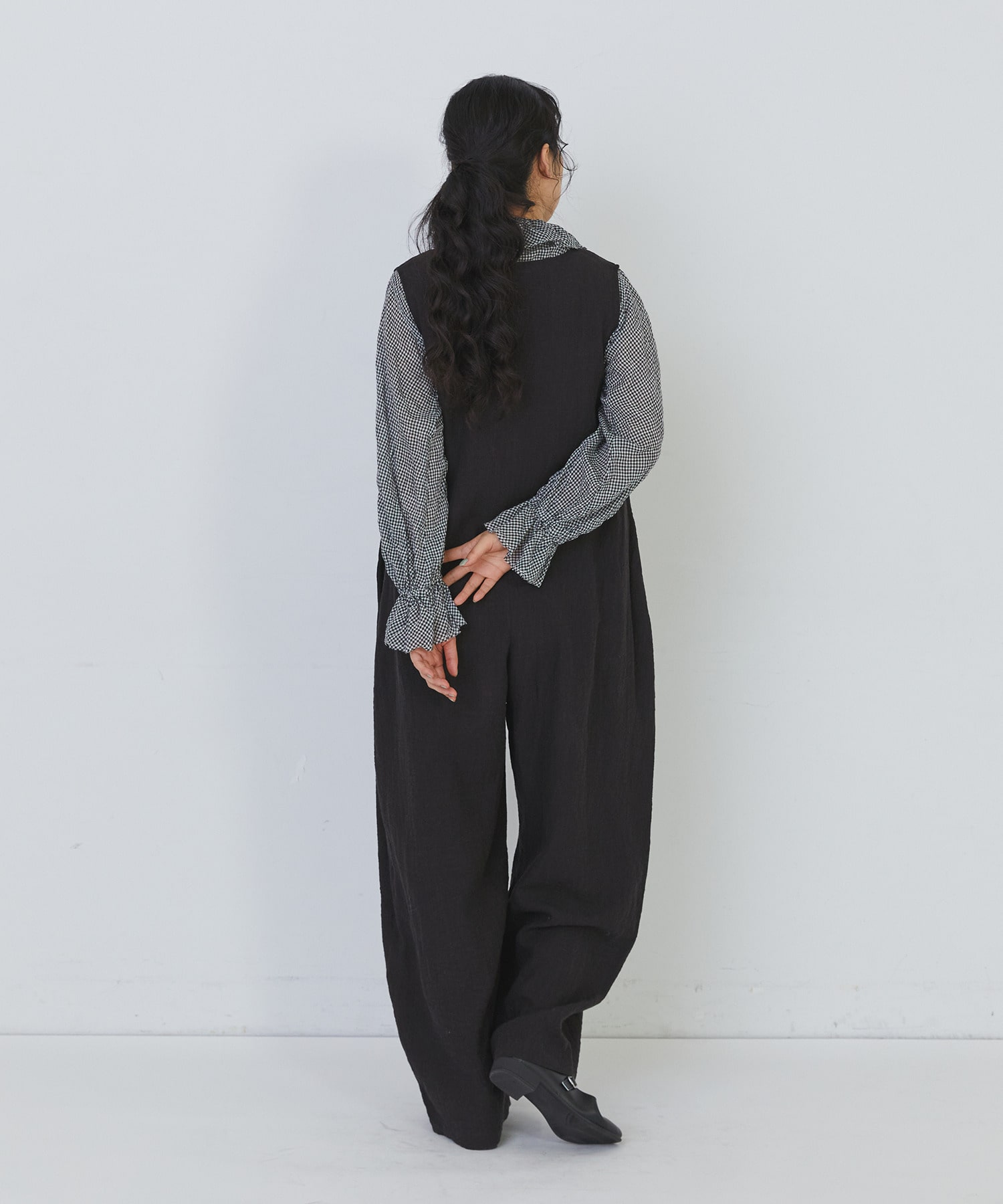 【congés payés】Kanocoさんコラボ　オールインワン 詳細画像 チャコールグレー 3