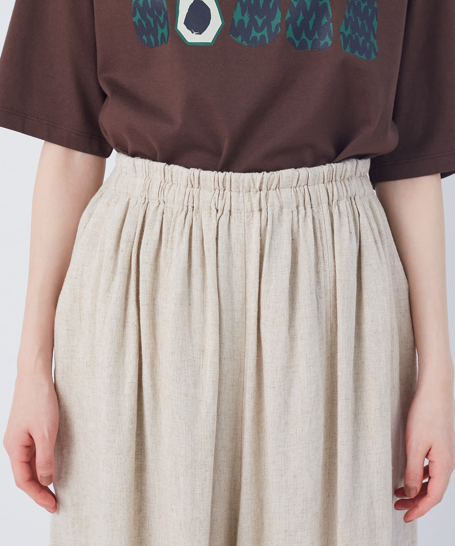 【congés payés】【FAVE】シャーリングワイドロングサルエルパンツ 詳細画像 インディゴブルー 36