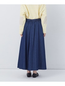 【congés payés】【FAVE】タックAラインスカート 詳細画像 ブラック系その他 15