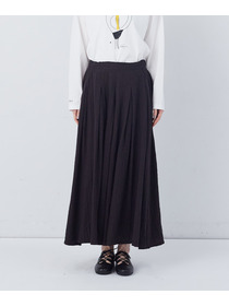 【congés payés】【FAVE】タックAラインスカート 詳細画像 ブラック系その他 21