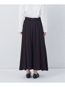 【congés payés】【FAVE】タックAラインスカート 詳細画像 ブラック系その他 23