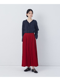 【congés payés】【FAVE】タックAラインスカート 詳細画像 ブラック系その他 24