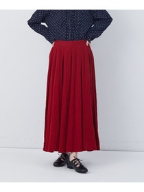 【congés payés】【FAVE】タックAラインスカート 詳細画像 ブラック系その他 27