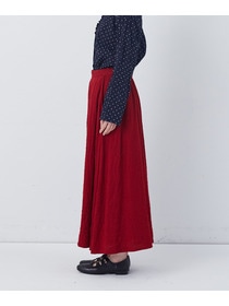 【congés payés】【FAVE】タックAラインスカート 詳細画像 ブラック系その他 29