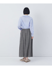 【congés payés】【FAVE】タックAラインスカート 詳細画像 ブラック系その他 3