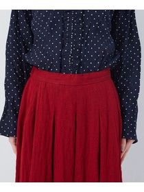 【congés payés】【FAVE】タックAラインスカート 詳細画像 ブラック系その他 31