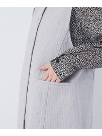 【congés payés】綿麻ツィードクルーネックベスト 詳細画像 グレー系その他 19