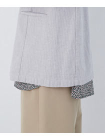 【congés payés】綿麻ツィードクルーネックベスト 詳細画像 グレー系その他 20