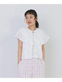 【congés payés】モスリンハンドタックカラージレ 詳細画像 オフホワイト 11