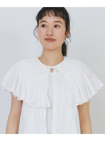 【congés payés】モスリンハンドタックカラージレ 詳細画像 オフホワイト 15