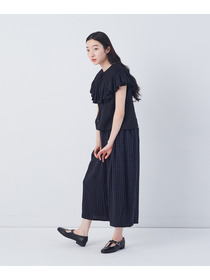 【congés payés】モスリンハンドタックカラージレ 詳細画像 オフホワイト 2