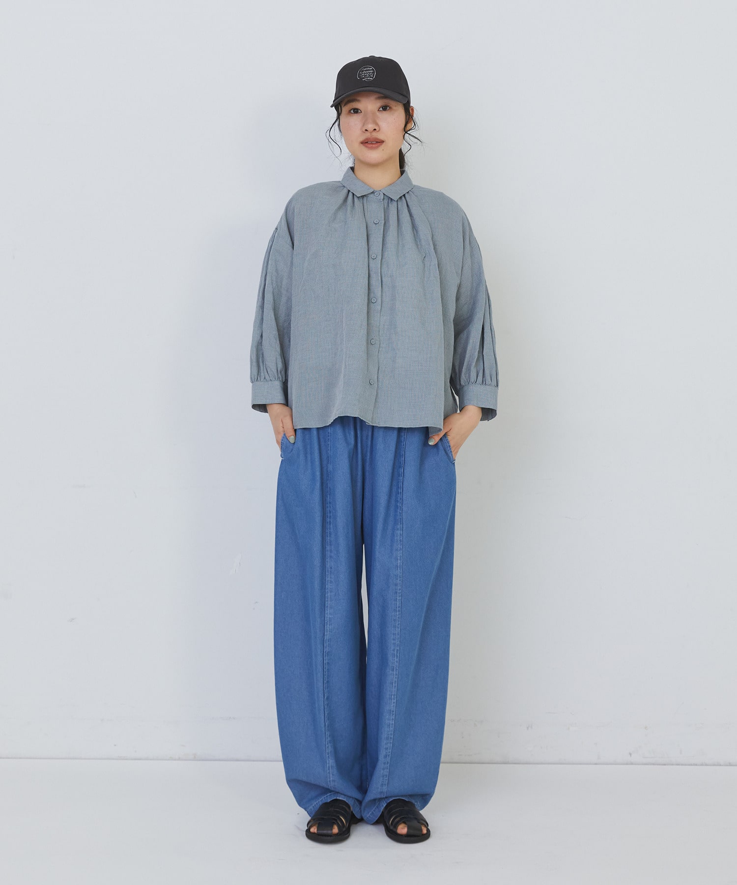 【congés payés】ichiro yamaguci.キャップ 詳細画像 ブラック 12