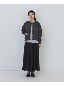 【congés payés】14G麻綿透かしカーディガン 詳細画像 ブラック 1