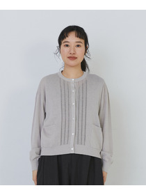 【congés payés】14G麻綿透かしカーディガン 詳細画像 ブラック 14