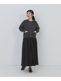 【congés payés】14G麻綿透かしカーディガン 詳細画像 ブラック 4