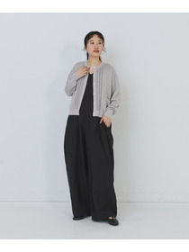 【congés payés】14G麻綿透かしカーディガン 詳細画像 ブラック 9