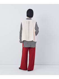 【congés payés】【2way】リリヤーン地柄2wayベスト 詳細画像 オートミール 12