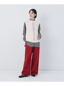 【congés payés】【2way】リリヤーン地柄2wayベスト 詳細画像 オートミール 14