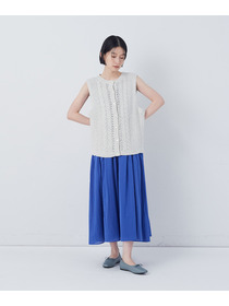 【congés payés】【2way】リリヤーン地柄2wayベスト 詳細画像 オートミール 4