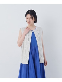 【congés payés】【2way】リリヤーン地柄2wayベスト 詳細画像 オートミール 6