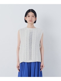 【congés payés】【2way】リリヤーン地柄2wayベスト 詳細画像 オートミール 7