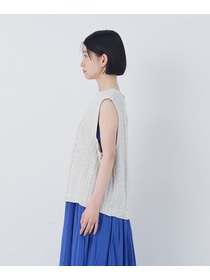 【congés payés】【2way】リリヤーン地柄2wayベスト 詳細画像 オートミール 8