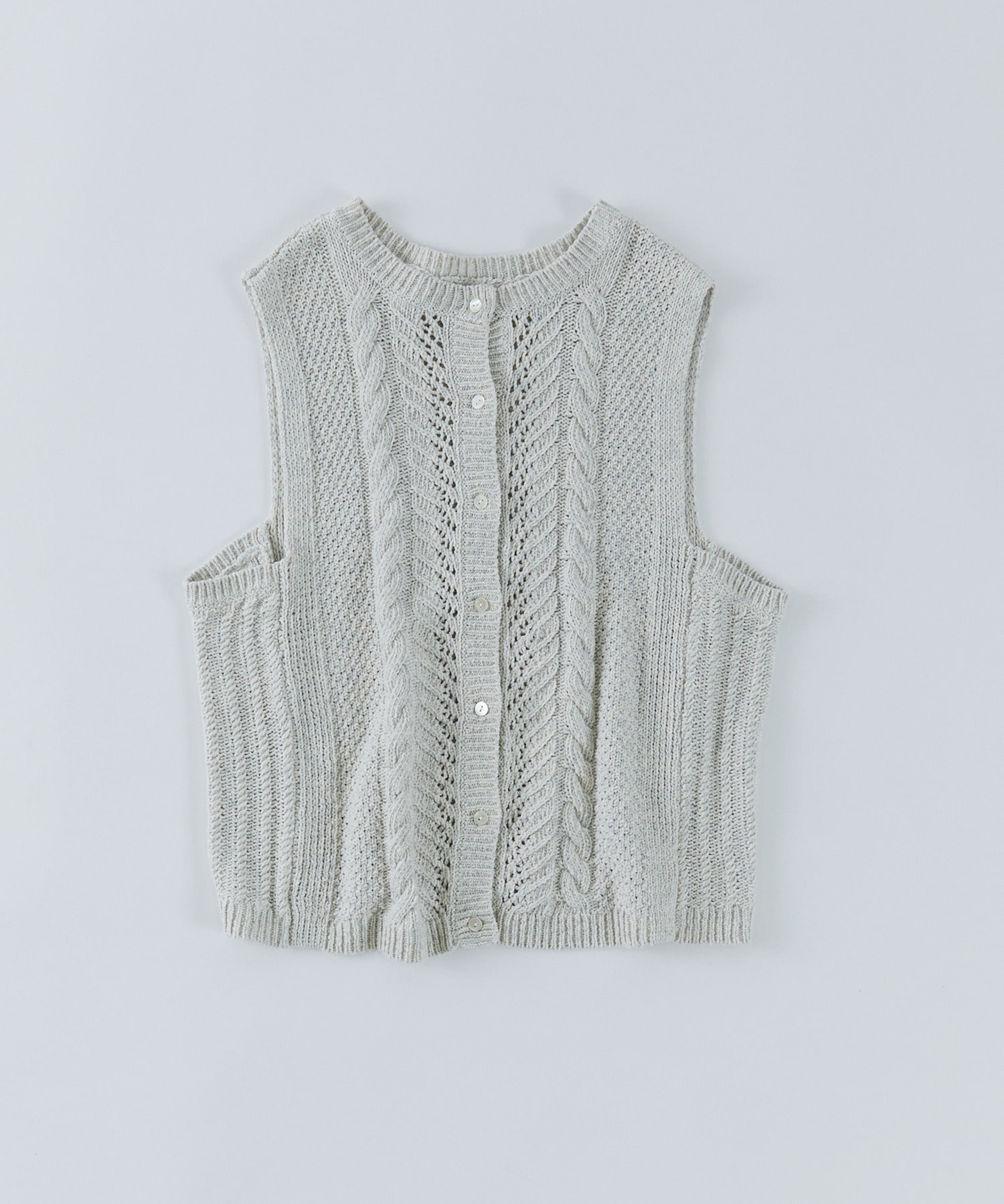 【congés payés】【2way】リリヤーン地柄2wayベスト 詳細画像 オートミール 1