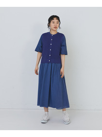 【congés payés】14G麻綿ワッフル編み2WAYベスト 詳細画像 ブラック 17