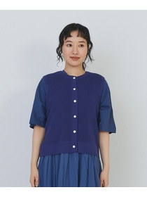 【congés payés】14G麻綿ワッフル編み2WAYベスト 詳細画像 ブラック 19