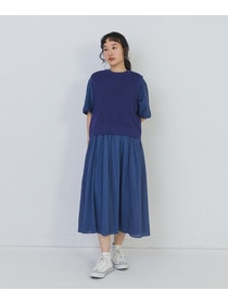 【congés payés】14G麻綿ワッフル編み2WAYベスト 詳細画像 ブラック 22