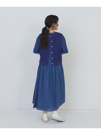 【congés payés】14G麻綿ワッフル編み2WAYベスト 詳細画像 ブラック 23