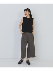 【congés payés】14G麻綿ワッフル編み2WAYベスト 詳細画像 ブラック 31