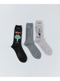 【congés payés】ichiro yamaguciコラボソックス 詳細画像 ブラック 1