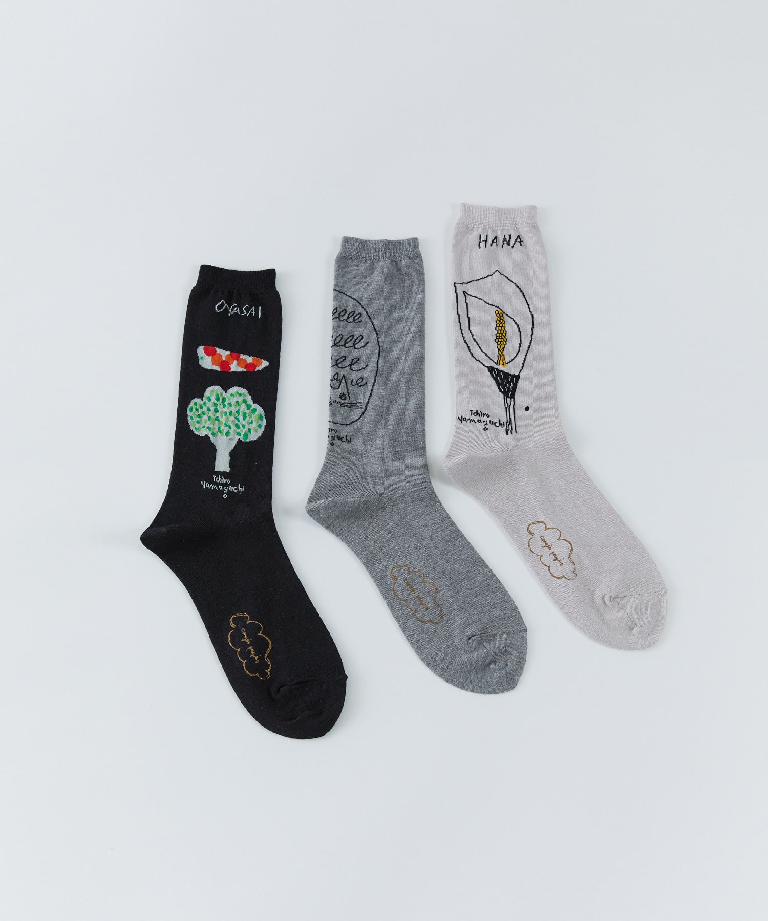 【congés payés】ichiro yamaguciコラボソックス 詳細画像 ブラック 1