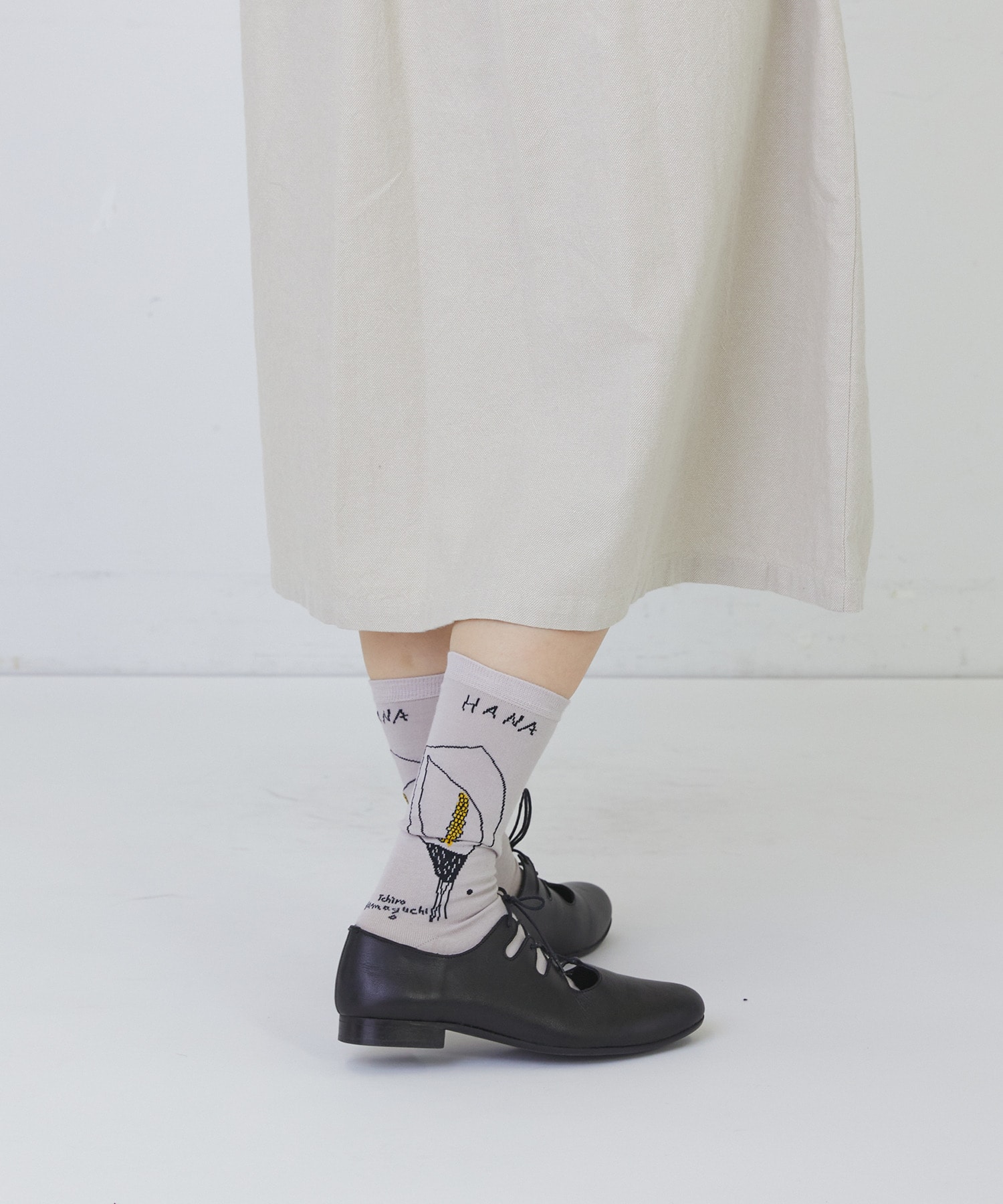 【congés payés】ichiro yamaguciコラボソックス 詳細画像 ブラック 3