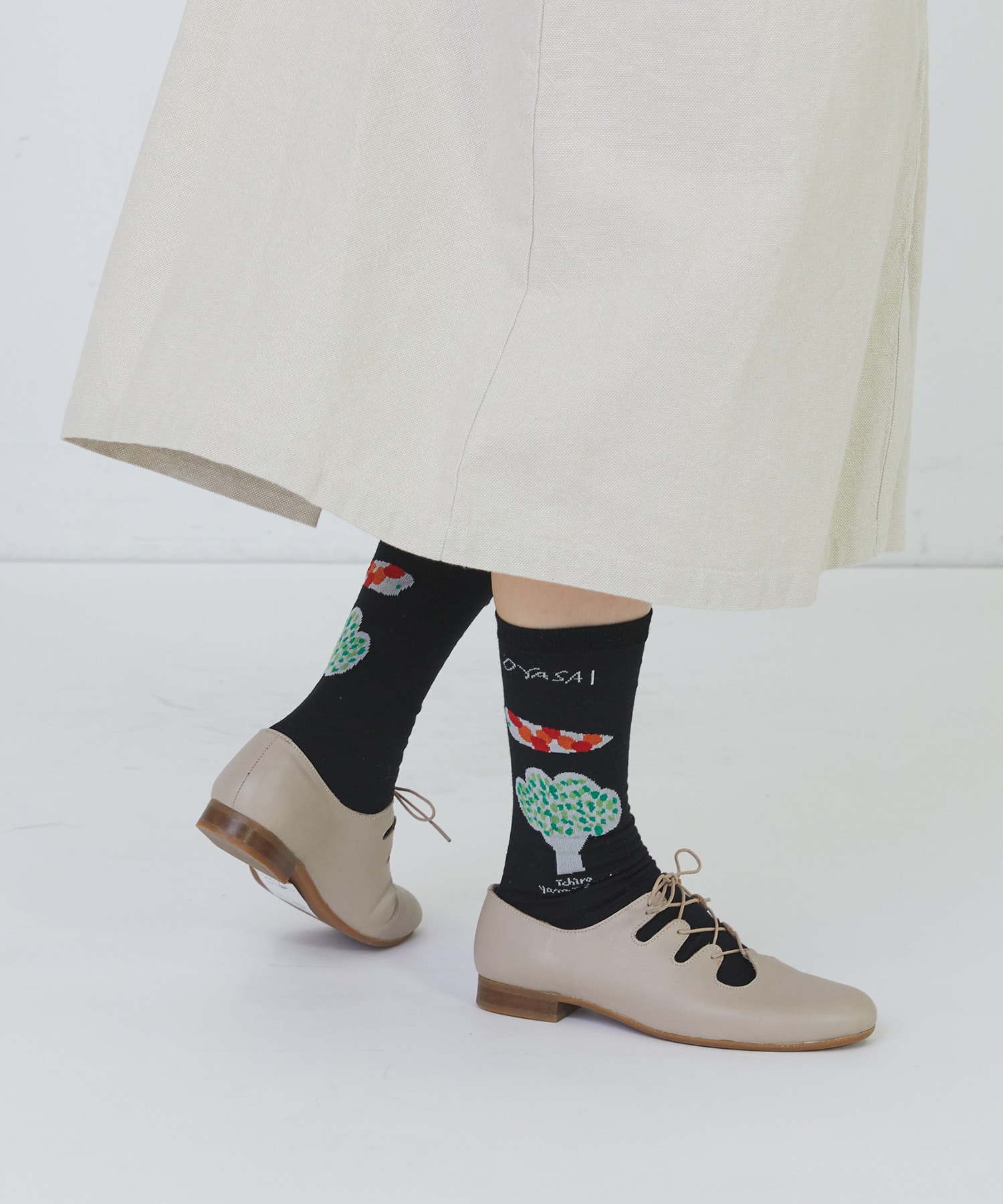 【congés payés】ichiro yamaguciコラボソックス 詳細画像 ブラック 7