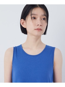 【congés payés】2重布帛ノースリーブワンピース 詳細画像 ブラック 33